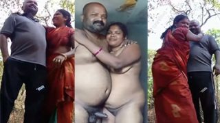 Telugu Village Aunty Affair –  Outdoor Sex