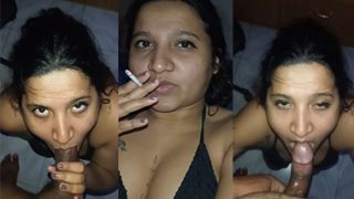 Telugu Milf Smoking Drinking – Blowjob Riding With BF Dick